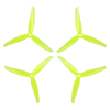 15543 3 propellers iflight nazgul f5 tri blades 2cw 2ccw yellow
