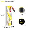 15951 3 battery gnb lihv 1s 3 8v 530mah 90c a30 cabled