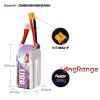 16017 2 battery gnb gaoneng lihv 4s 15 2v 1100mah 60c xt30