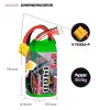 16029 3 battery gnb gaoneng lipo 4s 14 8v 1400mah 120c xt60