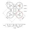 16311 1 frame betafpv meteor65 air brushless whoop blue