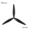 16761 propeller hqprop 15x7x3 3 blade 15 black 1ccw 1cw