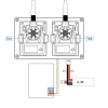 17047 4 transmitter diversity adapter pilotix 2pcs