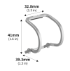 18212 2 lens bumper aluminum for dji neo