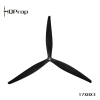22413 propeller hqprop 17x8x3 3 blade 17 black 1cw 1ccw
