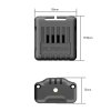23820 3 camera mount set flywoo for o4 wide