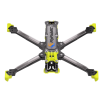 25605 frame flyfishrc volador ii vx6 o4 pro t700 crystal yellow