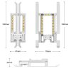 6603 landing gear startrc with auxiliary bottom light for mini 2 se mini 2 mavic mini mini se