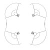6612 propeller guard startrc for mini 2 se mini 2 mavic mini mini se