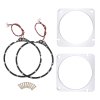 8268 led gimbal shrould kit radiomaster for tx16s blue