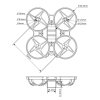 8946 5 frame betafpv beta75x 2 3s whoop v2 white