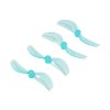 9291 2 propellers gemfan 45mm 2 blade 1 5mm shaft blue 4pcs