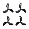 9306 2 propellers gemfan 45mm 3 blade 1 5mm shaft black 4pcs