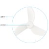 9327 7 propellers gemfan 35mm 3 blade 1 0mm shaft 4pcs white