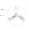 9348 4 propellers gemfan 31mm 3 blade for 65mm frame 1 0mm shaft black 4pcs