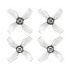 9414 2 propellers gemfan 31mm 4 blade 0 8mm shaft hole 4 pcs gray