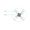 9426 5 propellers gemfan 31mm 4 blade 0 8mm shaft hole 4 pcs white
