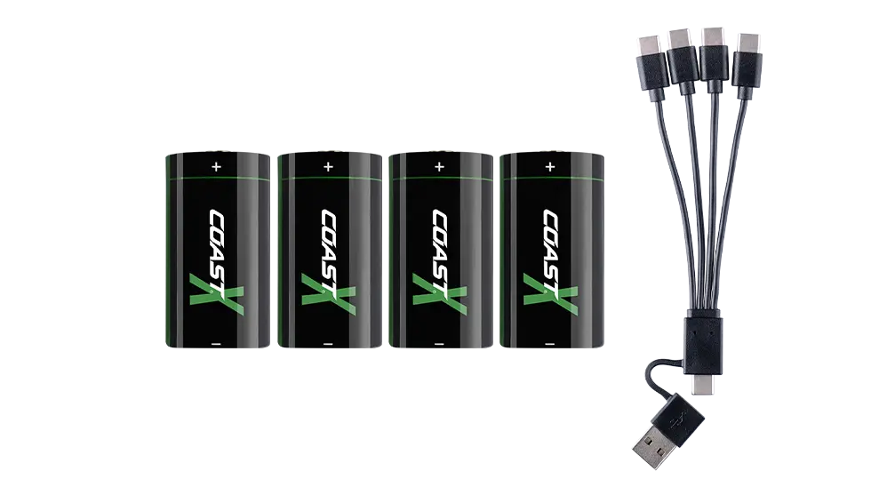 Coast ZITHION-X CR123 4-pack