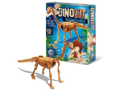 356 dinokit vykopavka a kostra brachiosaurus