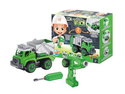 548 rc popelarske auto 2v1 sroubovaci stavebnice