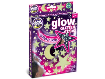 B8630 Glow Glitter Stars pack RGB