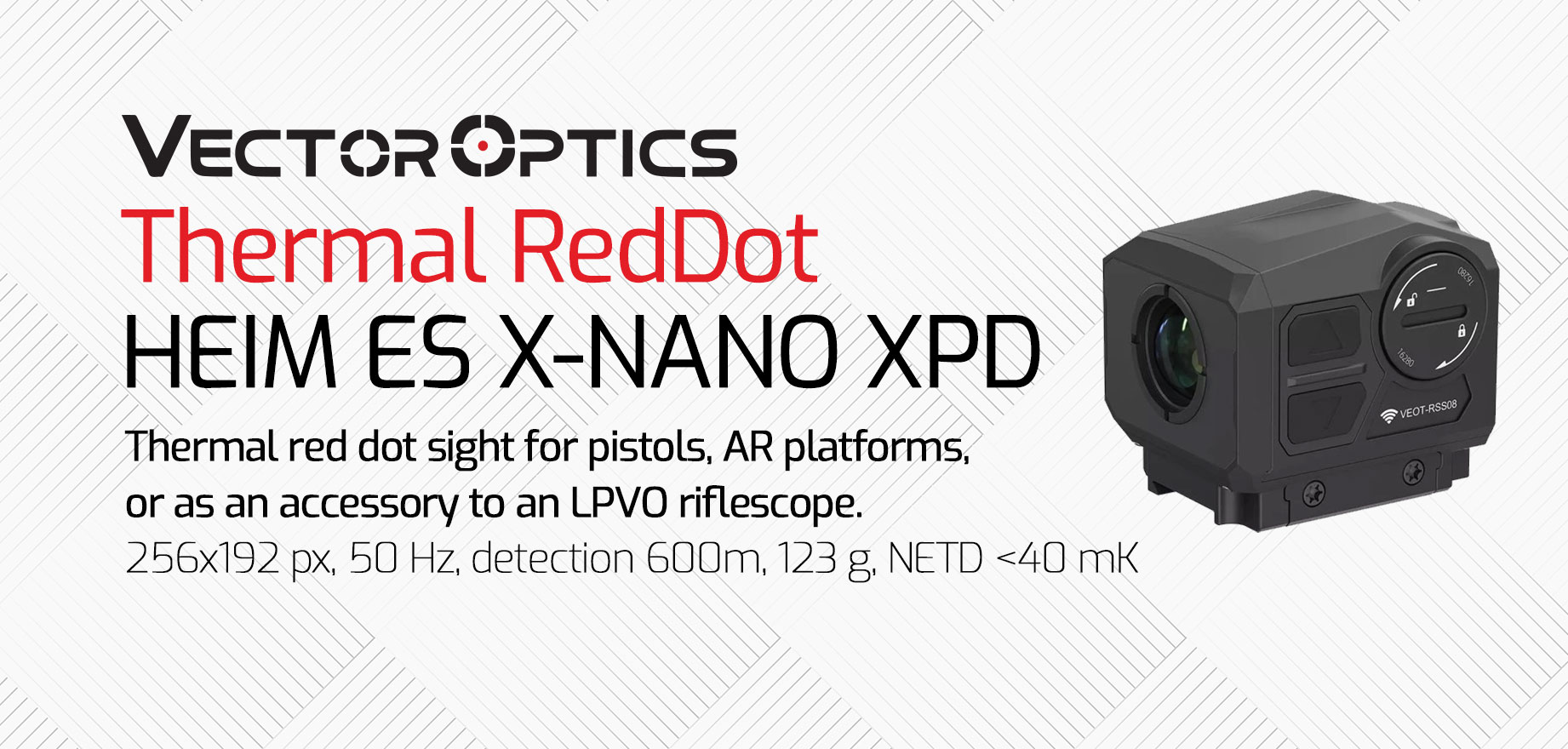 Vector Optics termovizní kolimátor OWLSET HEIM ES X-NANO XPD Wi-Fi