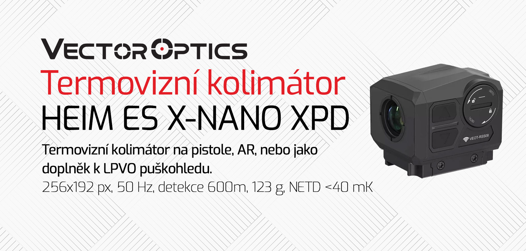 Vector Optics termovizní kolimátor OWLSET HEIM ES X-NANO XPD Wi-Fi