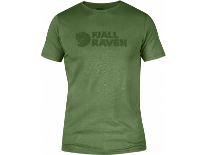 Fjällräven triko Logo zelené
