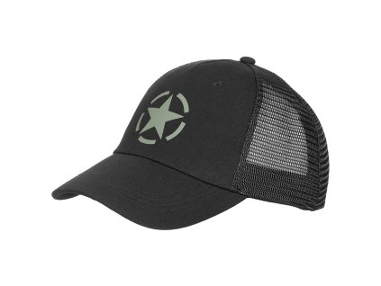 kšiltovka Trucker černá