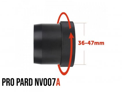 PARD NV007S objímka na okulár rychloupínací 36-47mm