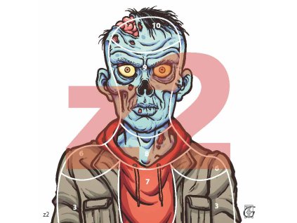 terč vzducovkový zombie 2
