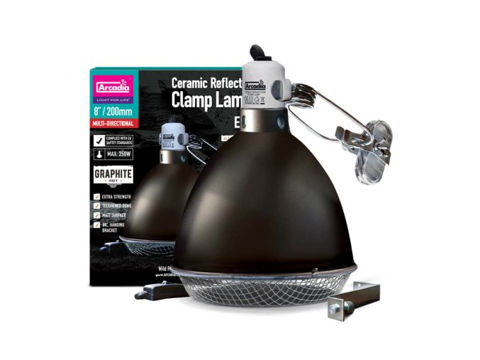 Arcadia Reflector Clamp Lamp 20 cm Grahite