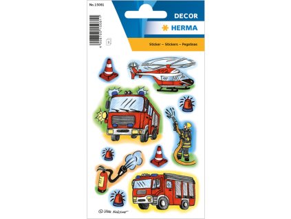 Decor - Hasiči (samolepky)