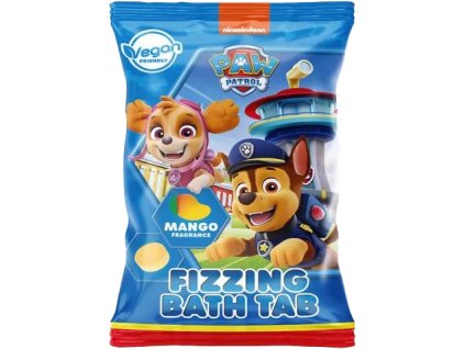 Paw Patrol šumivá tableta do kúpeľa 40 g (mango)  40ks/1ktn
