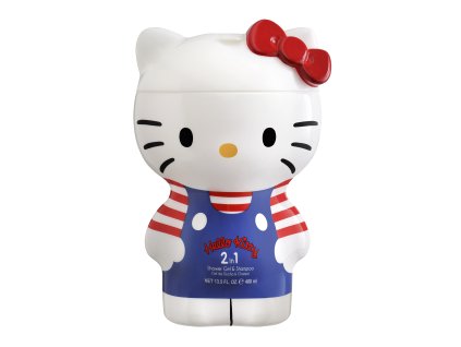 Hello Kitty 2D sprchový gél a šampón 400 ml  6ks/1ktn