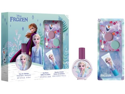 Frozen II darčekový set EDT 30 ml + očné tiene + lesk na pery  6ks/1ktn