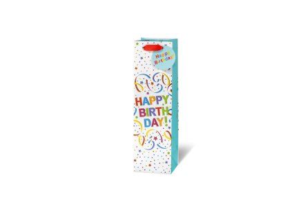 BSB - darčeková taška Happy Birthday farebná F