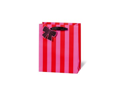 BSB - darčeková taška ružovo-červená A5