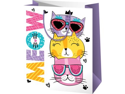 Darčeková taška - Mačka MEOW A4