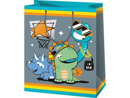 Darčeková taška A4 Dinosaury