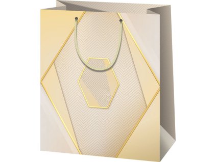 Darčeková taška - žltá, vzor A4