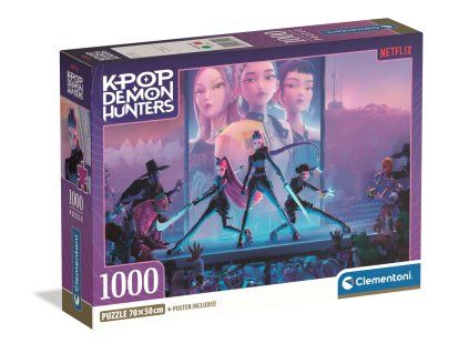 Puzzle 1000 ks KPOP Demon Hunters Copmact