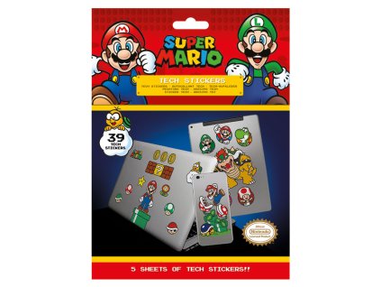 3106 sada samolepiek super mario