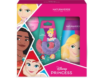 Princess darčekový set (šampón 300 ml + bomba do kúpeľa + gumičky do vlasov) 6ks/1ktn