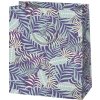 Darčeková taška A5 Listy fialovo biele