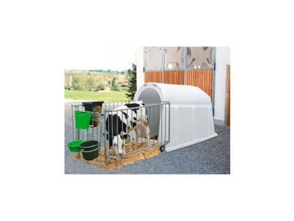 1456 bouda pro telata pe s ohradkou uv ochranou