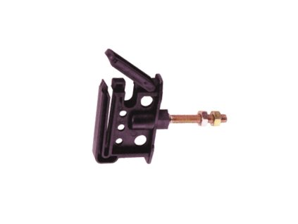 2155 izolator paskovy pro elektricky ohradnik se zavitem m6 a maticemi