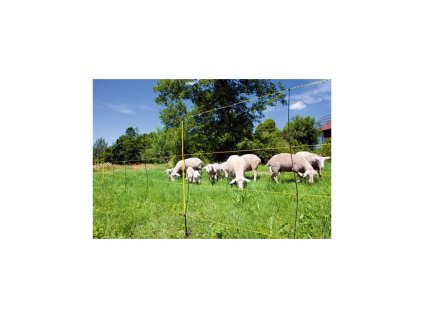 2329 sit pro elektricke ohradniky na ovce easynet 105 cm 50 m 1 hrot