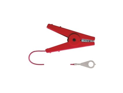 2719 kabel propojovaci pro el ohradniky zdroj paska 100 cm cerveny