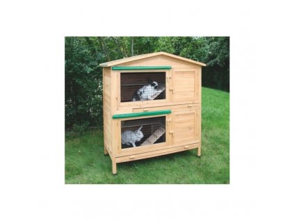 3082 1 kralikarna dvouposchodova appartment kotec pro kraliky 118 x 61 x 130 cm vc dopravy